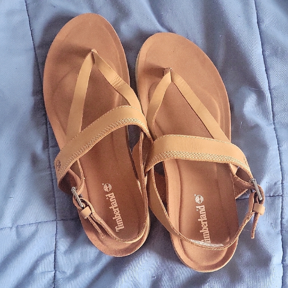 Timberland Women's Tan Sandals - Picture 9 of 10